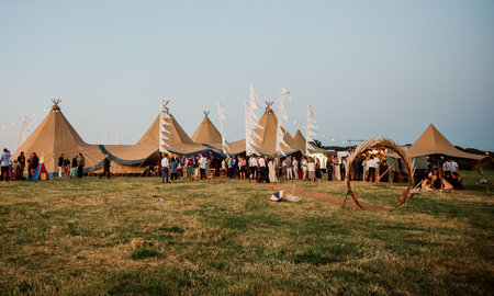 Multi Tipi Hats Structures set for an event